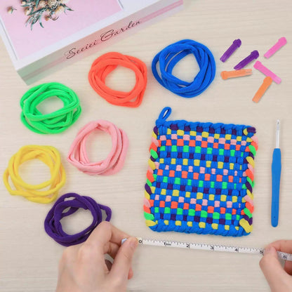 IQKidz Weaving Loom Kit Toys, Potholder Loom, [9]