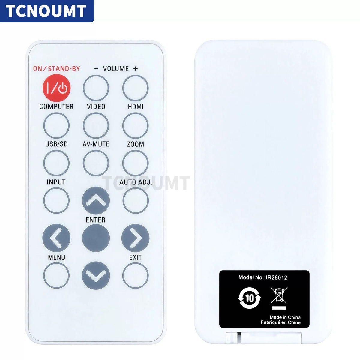IR28012 Replacement Remote Control For Toshiba Projector NPX10A NPS10A [1]