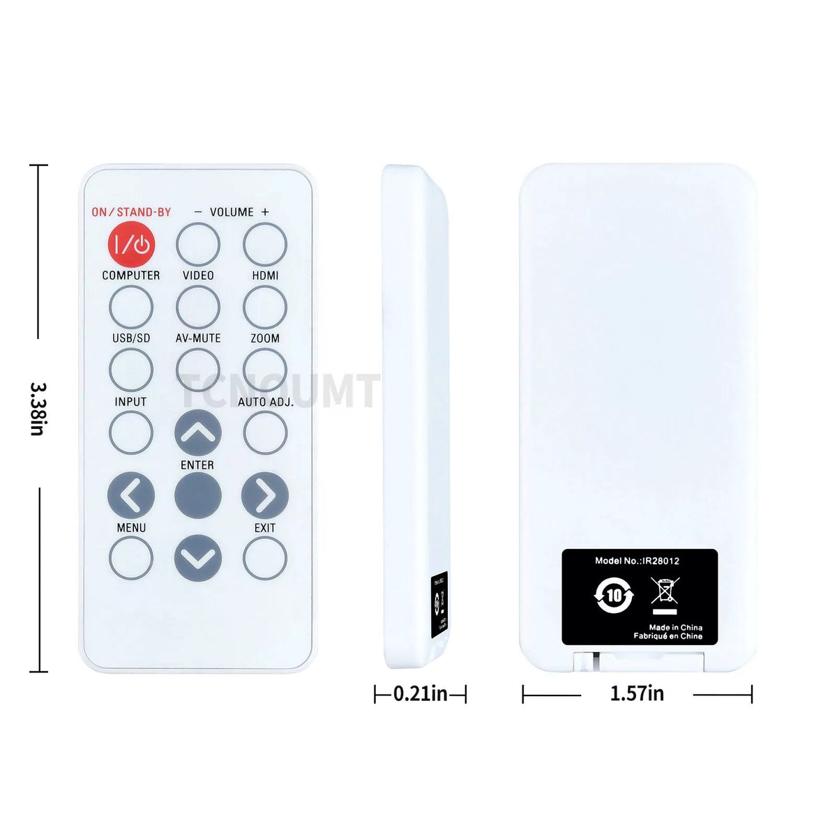 IR28012 Replacement Remote Control For Toshiba Projector NPX10A NPS10A [5]