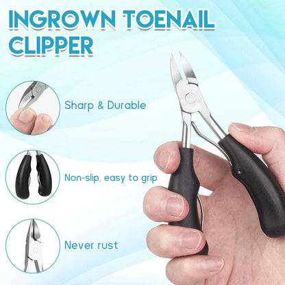Ingrown Toenail Removal Kit, Professional 1 Fl Oz (Pack of 1), Silver [7]