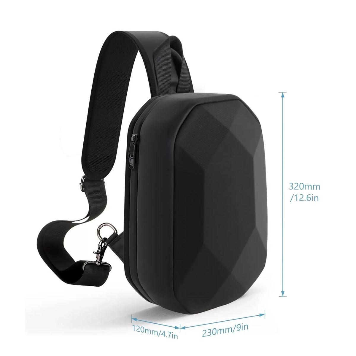 JSVER Carrying Case For DJI Mini Waterproof 9 x 4.7 x 12.6 inches, Black [6]