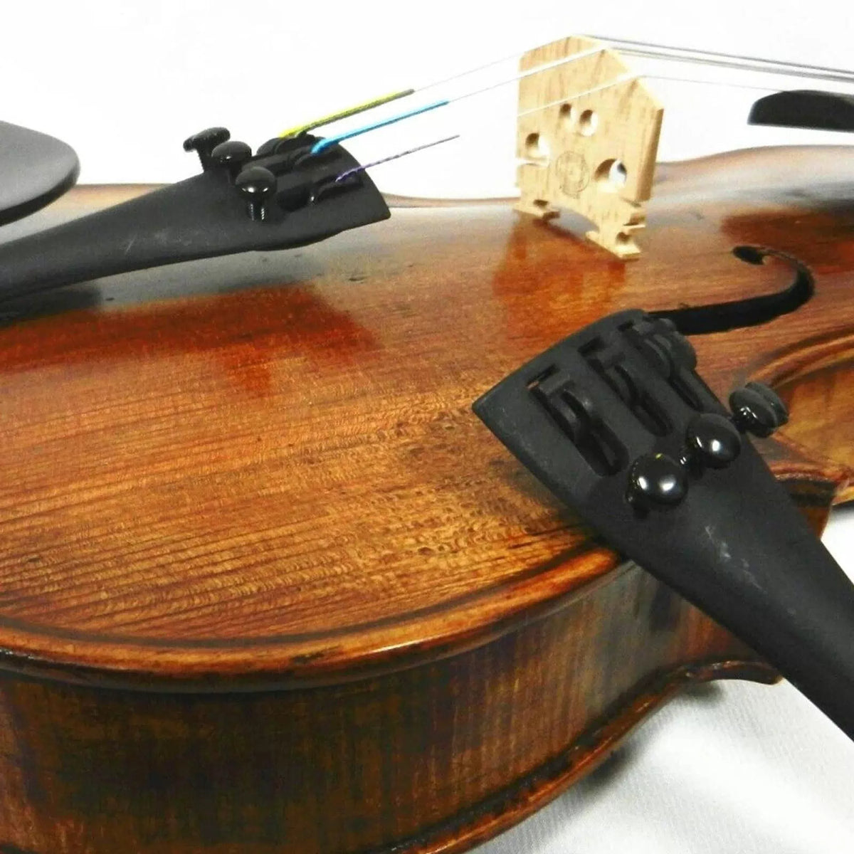KAIY Violin Fine Tuner for 3/4 4/4 Violin, String size, ALL Black [4]