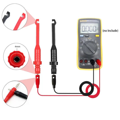 KAWISH 2PCS Multimeter Test Leads Set Electric Wire Piercing 11.8 cm, Red [3]