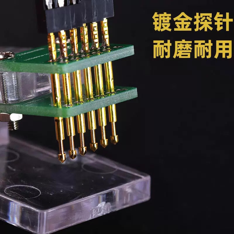 Ke Ruicai Burning Folder PCB test fixture 2.54mm pitch single row 2.54mm-4P T2000900 [5]
