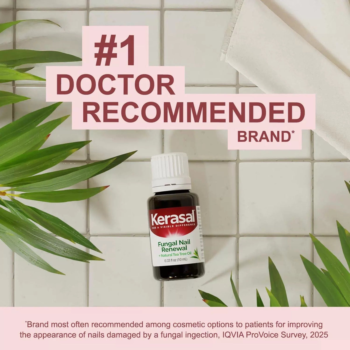 Kerasal Real Nail Repair Solution with Tea Tree Oil 0.33 Fl Oz (Pack of 1) [5]
