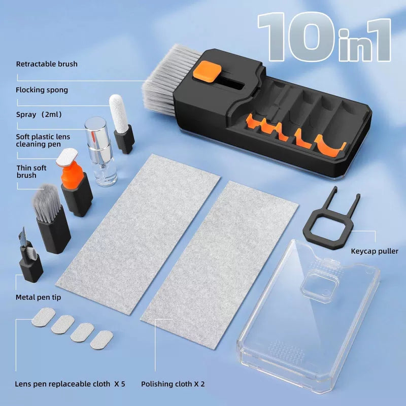 Keyboard Cleaner & Laptop Cleaning Kit, All-in-1 for Computer PC, Black [7]