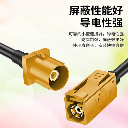 LEWEIDA Fakra Male/Female Extension Cable RG174 Adapter Straight K-Type GPS Antenna Connection Cable 5 Meters LWD-Fakra-K-GM5 [4]