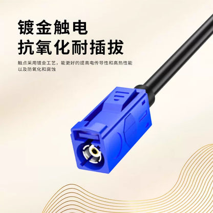 LEWEIDA Fakra male to Fakra female extension cable, C-type to SMA male and female connector adapter cable, GPS antenna 3 meters LWD-Fakra-JK3 [5]