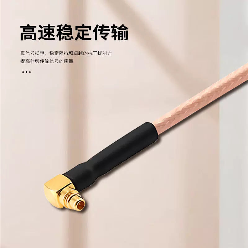 LEWEIDA MMCX male-to-MMCX male RF cable, coaxial communication feeder, 6G chassis cavity interconnect cable assembly, 1 meter LWD-MMCXW-JJ1 [4]