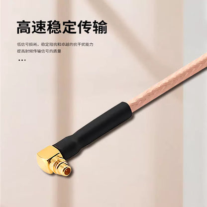 LEWEIDA MMCX male-to-MMCX male RF cable, coaxial communication feeder, 6G chassis cavity interconnect cable assembly, 1 meter LWD-MMCXW-JJ1 [4]