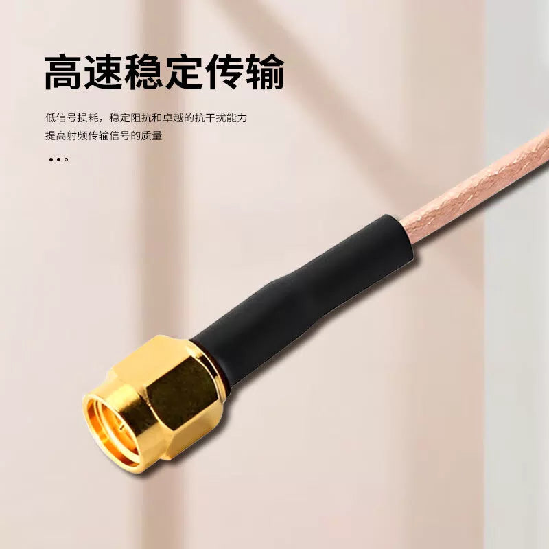 LEWEIDA SMA Male-MCX Bend RF Connector Cable, Coaxial Communication Feeder Cable, 6G Chassis Interconnect Cable Assembly, 10 meters, LWD-SMA-MCXW-JJ10 [4]