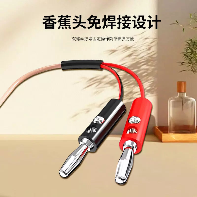 LEWEIDA SMA right-angle female to banana plug connector cable, 4mm adapter cable, test cable, RF antenna extension cable, 1.5m, LWD-SMAW-4MM-M015 [5]
