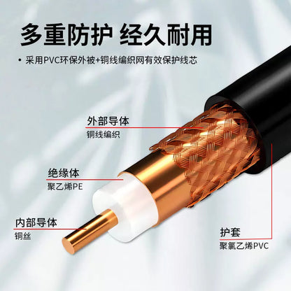 LEWEIDA SYV50-3 RF Connector Cable, SMA Male to SMA Right-Angle Coaxial Adapter Extension Cable, 1 meter, LWD-SMAW-GG1 [2]