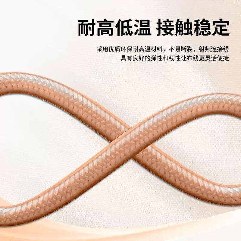 LEWEIDA UHF male to UHF female RF connection cable RG316 feeder jumper extension cable 5 meters LWD-UHF-GM5 [5]