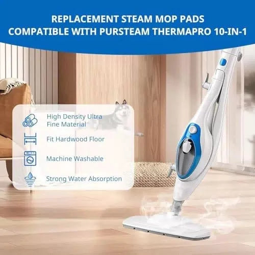 LINNIW 6 Pack Replacement Steam Mop Pads Compatible for of 6, PAD 6 [11]