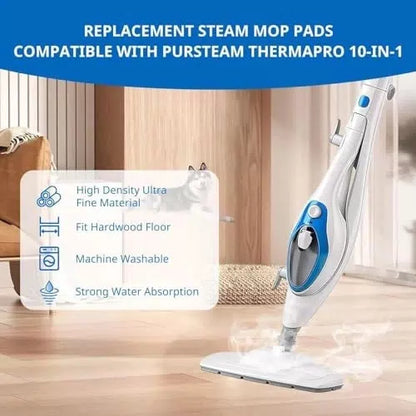LINNIW 6 Pack Replacement Steam Mop Pads Compatible for of 6, PAD 6 [11]