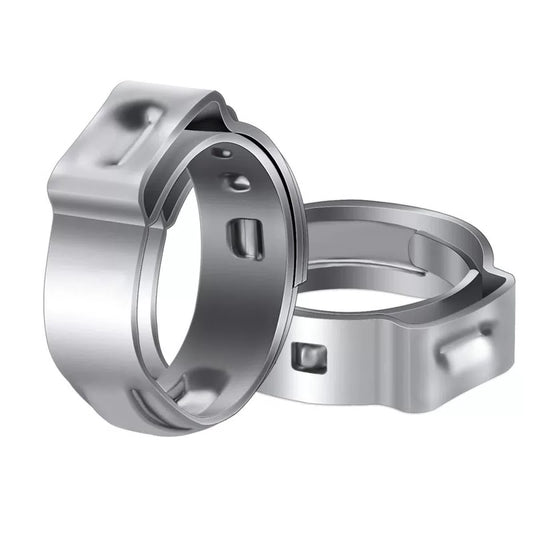 LOKMAN 50 Pack 1/2 Inch PEX Cinch Clamps, Stainless Steel Inch, Metallic [1]