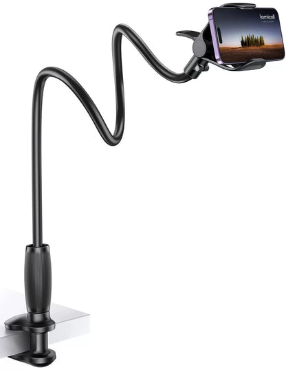 Lamicall Gooseneck Phone Holder for Bed - [Upgraded Stable Clip] black [1]