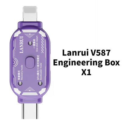 Lanrui V587 Dual-port Engineering Box One Key Enter DFU Bootloader Recovery Mode for IOS Android Phone Reflash Flashing Tools [7]