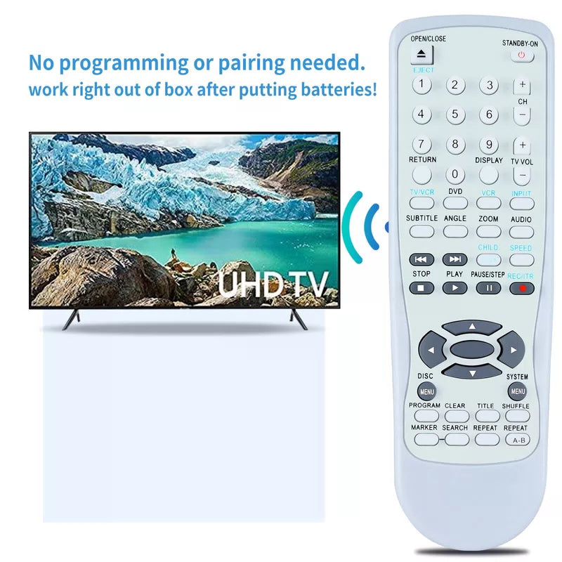 MDV560VR Remote Control For Magnavox DVD VCR Combo Player VHS Recorder [6]