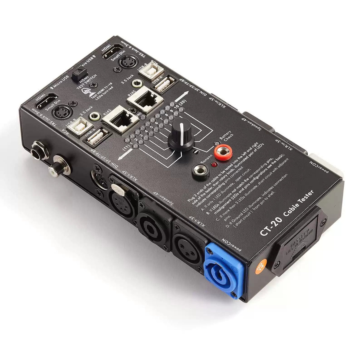 MFL. 15-Plug Audio Cable Tester Line Finder Black 78.57 cubic inches, [2]