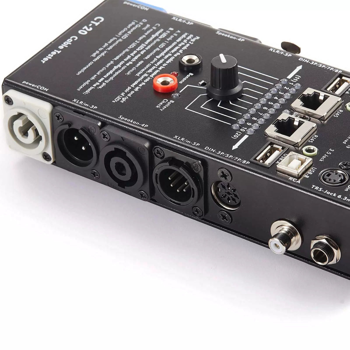 MFL. 15-Plug Audio Cable Tester Line Finder Black 78.57 cubic inches, [5]