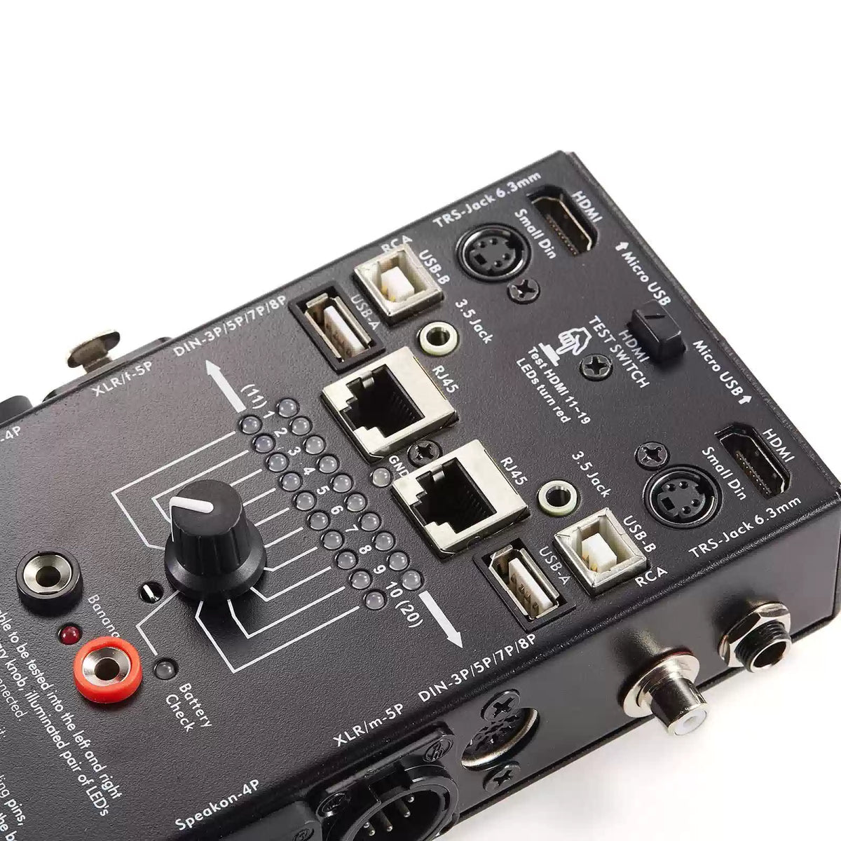 MFL. 15-Plug Audio Cable Tester Line Finder Black 78.57 cubic inches, [6]