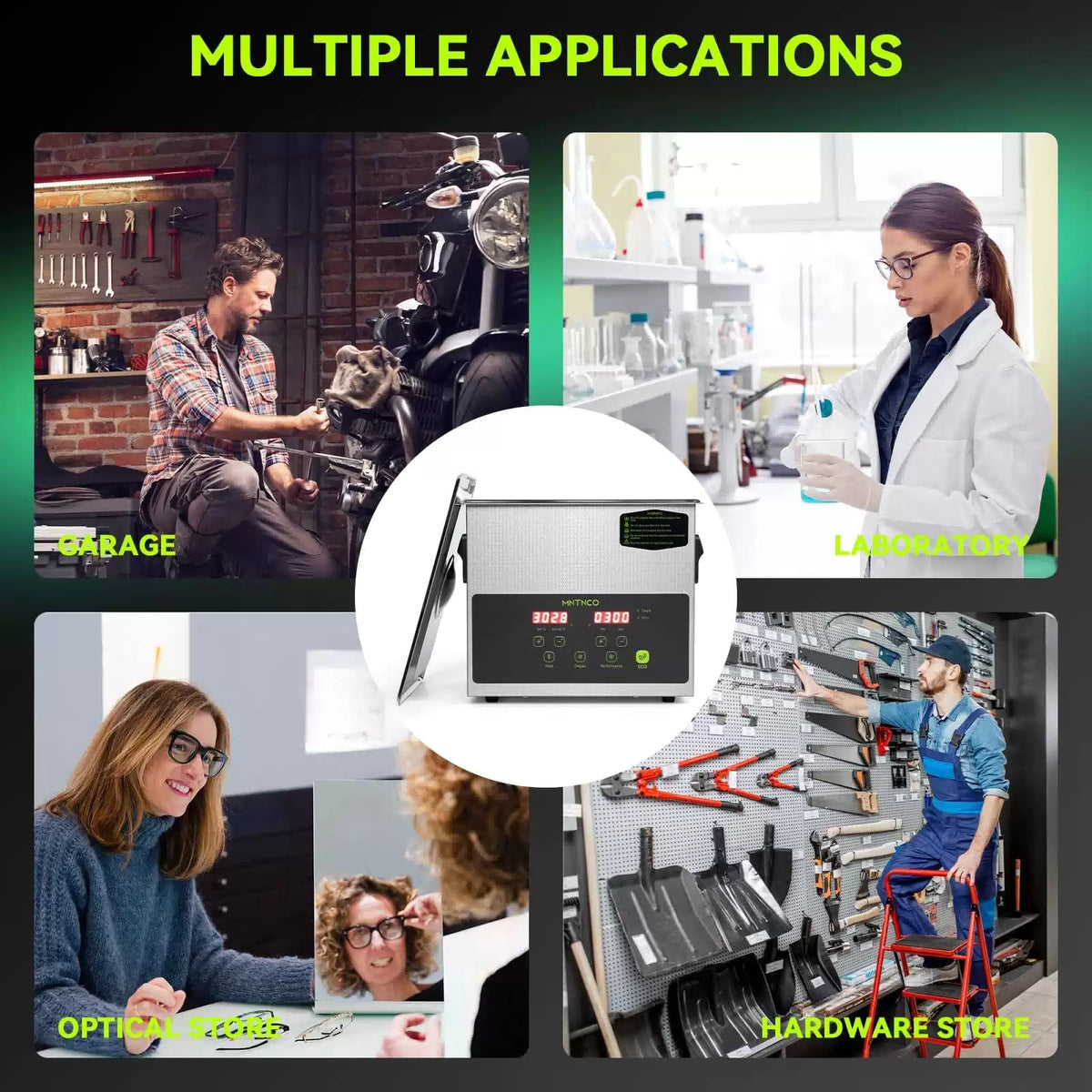 MNTNCO 3L Commercial Ultrasonic Cleaner, ECO Mode, Heating, Degas [7]