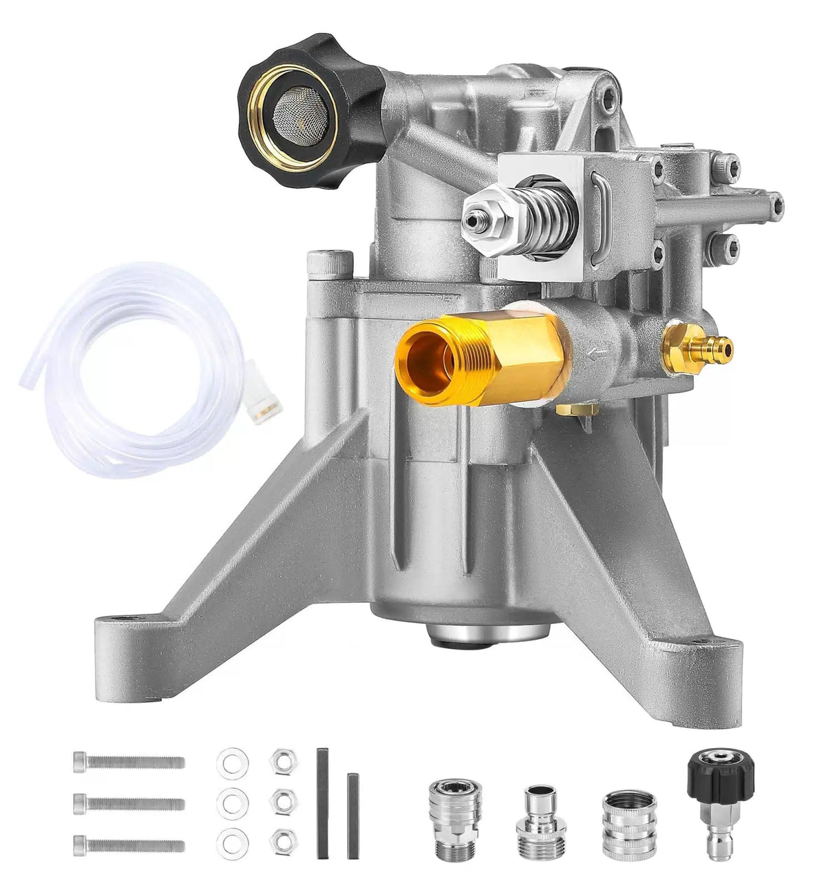 M MINGLE 7/8" Shaft Vertical Pressure Washer Pump - 3000 PSI Power Black [1]