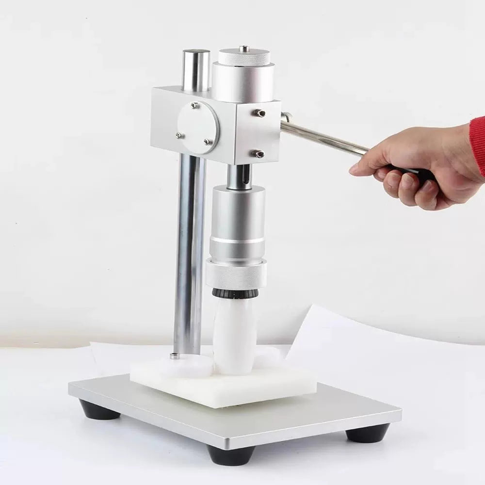 Manual Perfume Bottle Sealing Machine Essential Oil Bottle Locking Capping Machine Taping and Rolling Capping Machine Sealer [1]