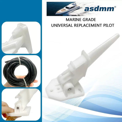 Marine Boat Speedometer Pitot Kit, Automatic Kick-up Tube Assembly Up to 80... [5]