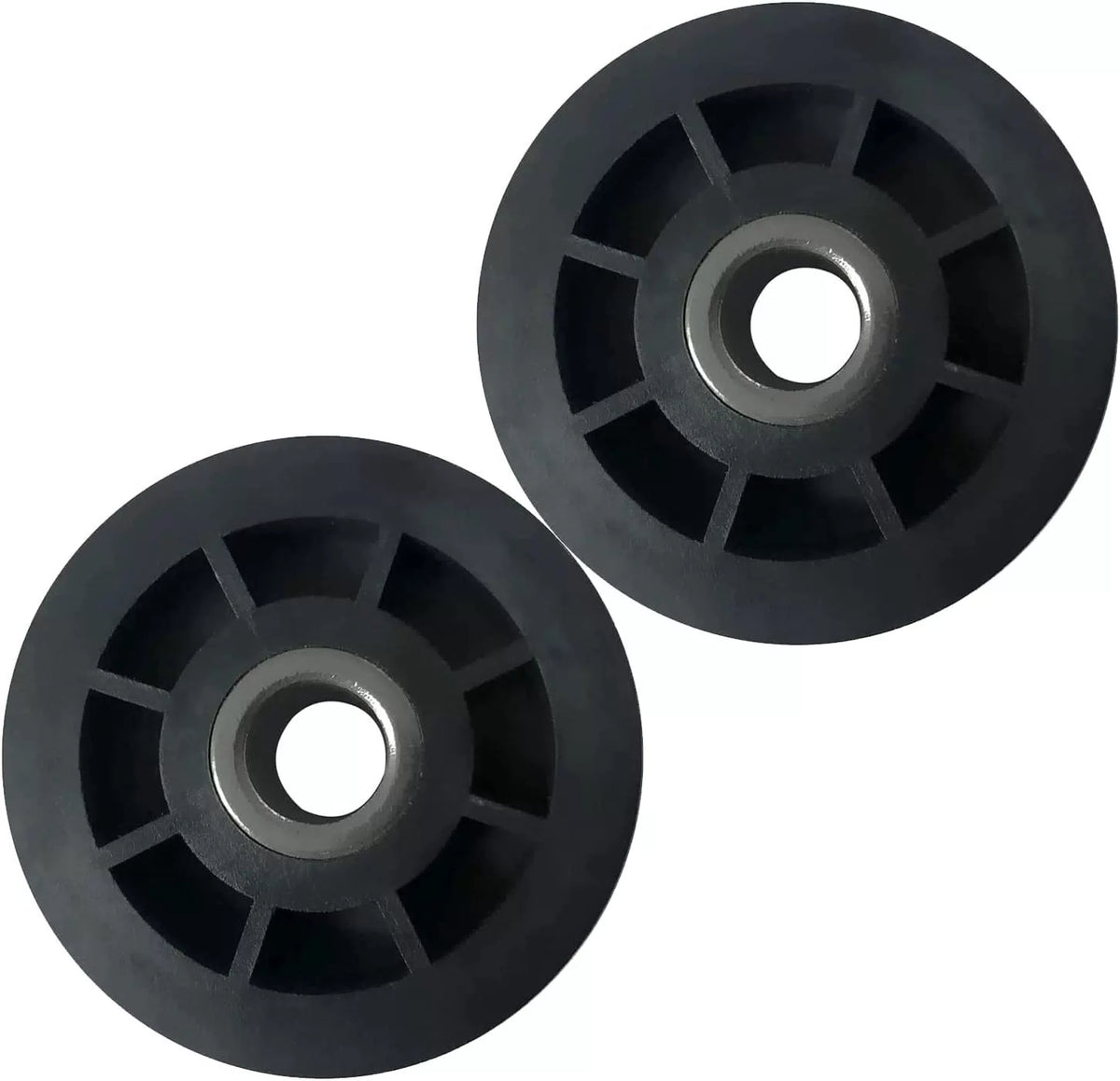 Maytag Washing Machine Idler Pulley Wheel Replacement Part (2/pack), Silver [2]