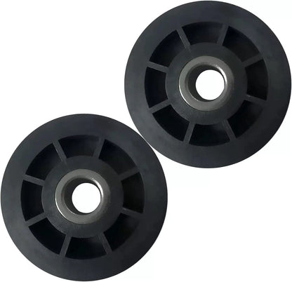 Maytag Washing Machine Idler Pulley Wheel Replacement Part (2/pack), Silver [2]