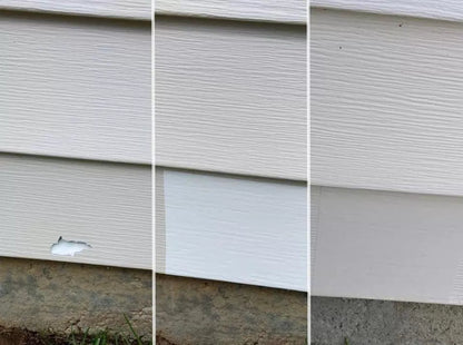 Mendyl Vinyl and Stucco Siding Repair Kit - Cover Any Cracks Holes or White [1]