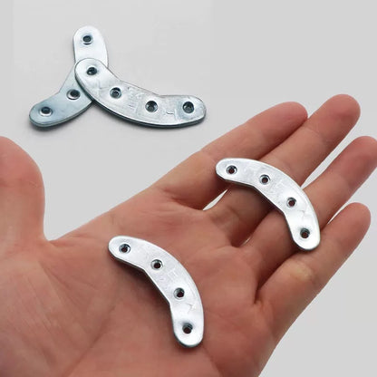 Metal Heel Plates 3 Pairs Sole Repair Kit Shoes Taps Tips Silver [3]