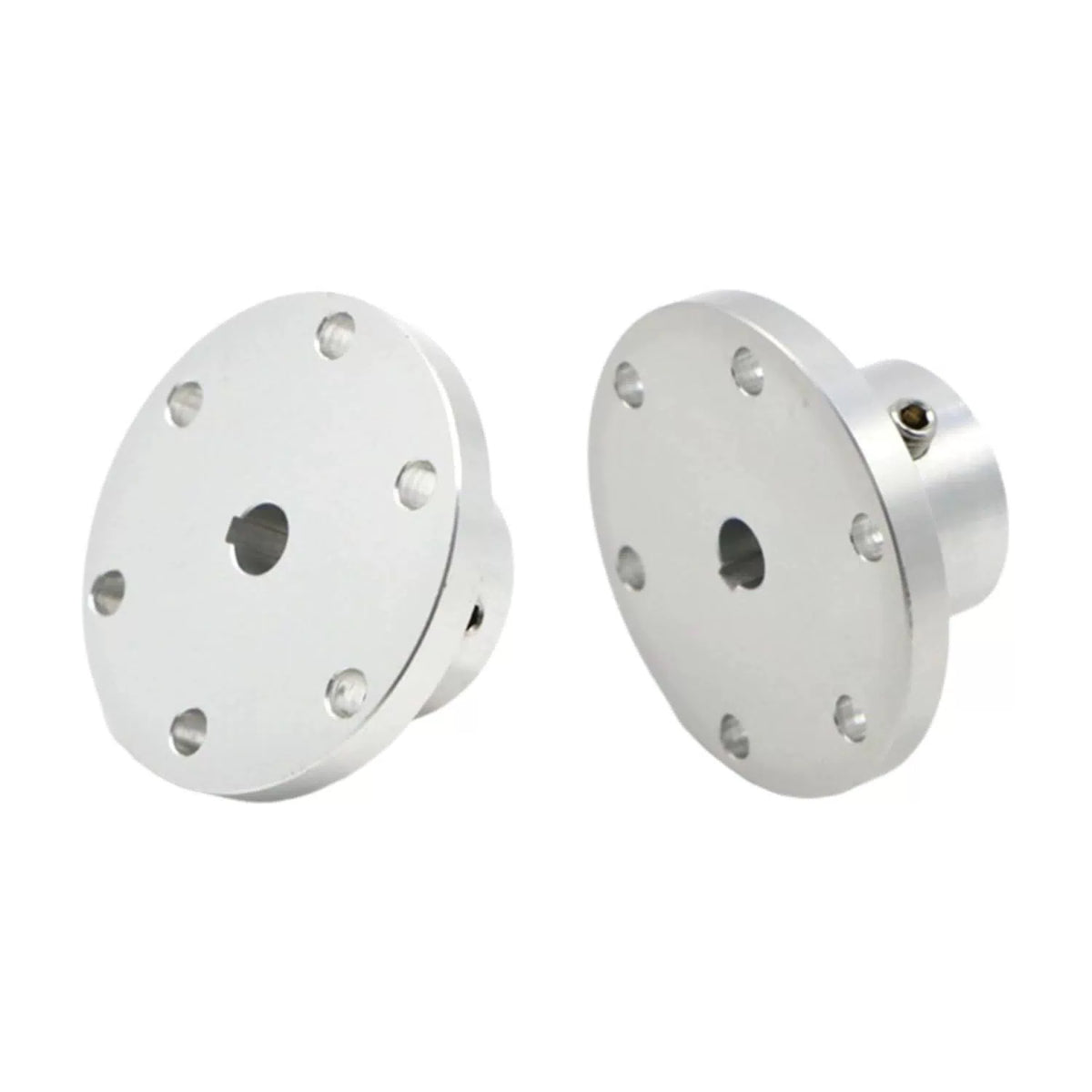 MiJunHD Aluminum Alloy Flange Coupling, 15 mm Inner Dia with 15mm, Silver [3]