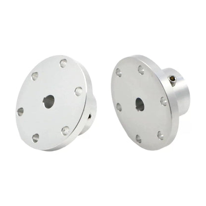 MiJunHD Aluminum Alloy Flange Coupling, 15 mm Inner Dia with 15mm, Silver [3]