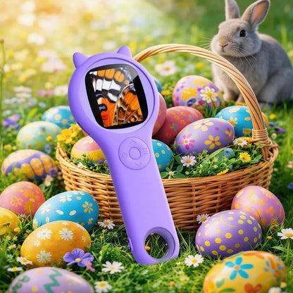 Microscope for Kids - Electronic Handheld Magnifying Glass 1 Pcs, Purple [4]