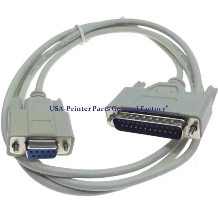 Mimaki Roland Graphtec Pcut Vinyl Cutter Plotter Serial COM Cable DB9 DB25 9' *1 [1]