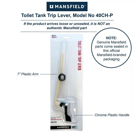 Model 40 Flush Lever - 1 Each by Mansfield Plumbing Chrome [1]