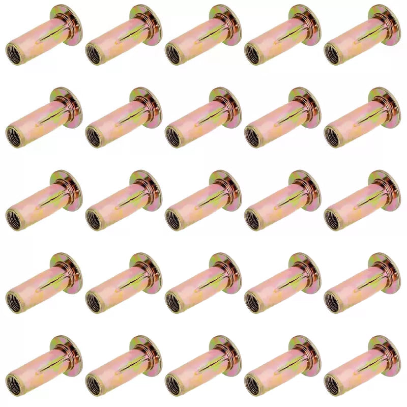 Moicstiy 25Pcs M5 Steel Multi Grip M5, Zinc (Metallic) or Gold [2]