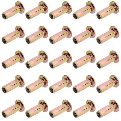 Moicstiy 25Pcs M5 Steel Multi Grip M5, Zinc (Metallic) or Gold [2]