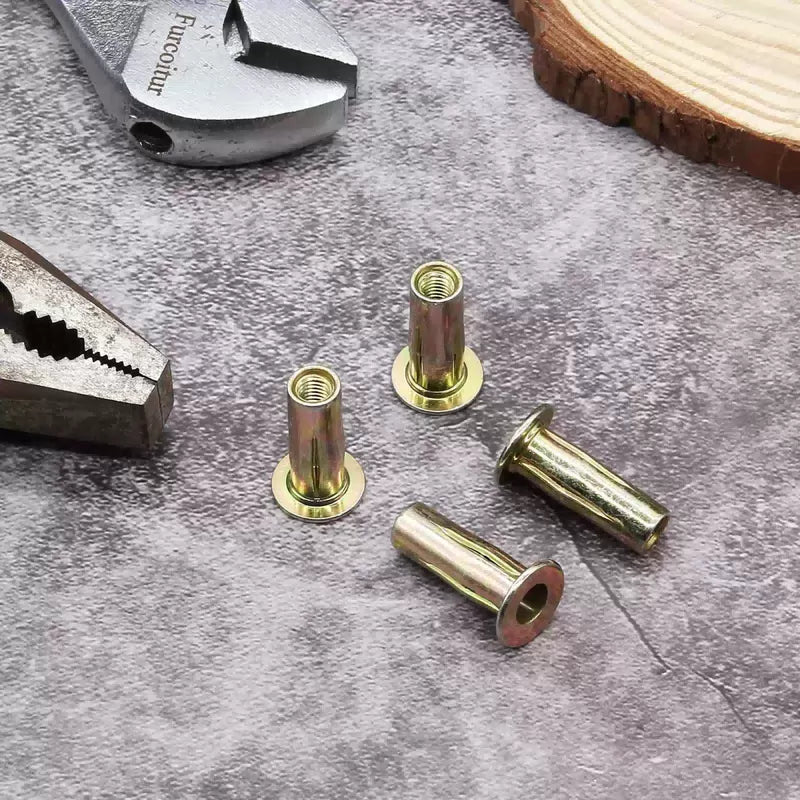 Moicstiy 25Pcs M5 Steel Multi Grip M5, Zinc (Metallic) or Gold [4]