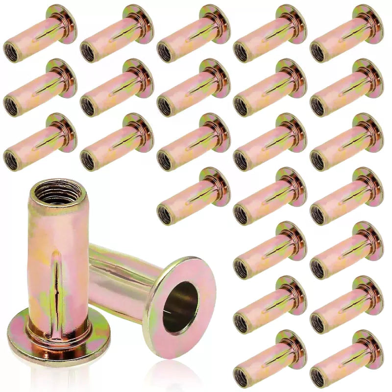 Moicstiy 25Pcs M5 Steel Multi Grip M5, Zinc (Metallic) or Gold [7]