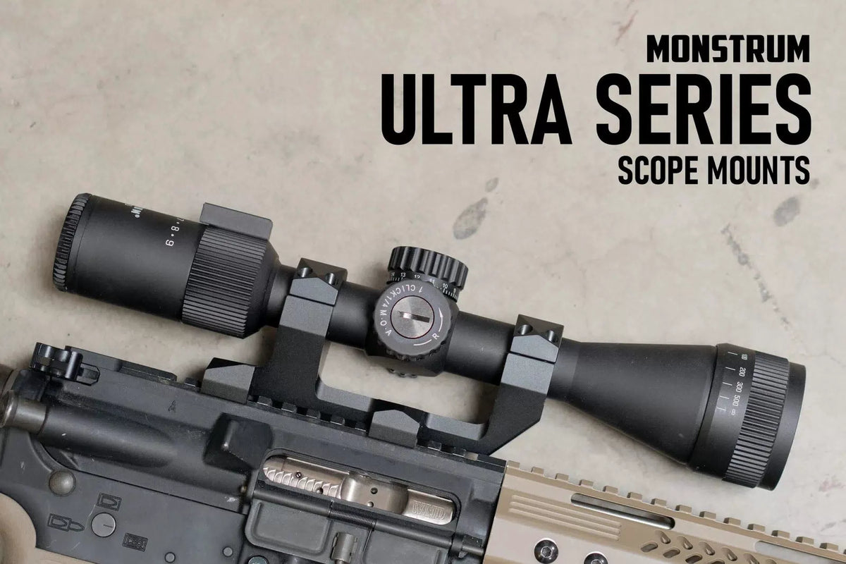 Monstrum Ultra Series Precision Offset Picatinny Scope Mount | 30 mm | Black [3]