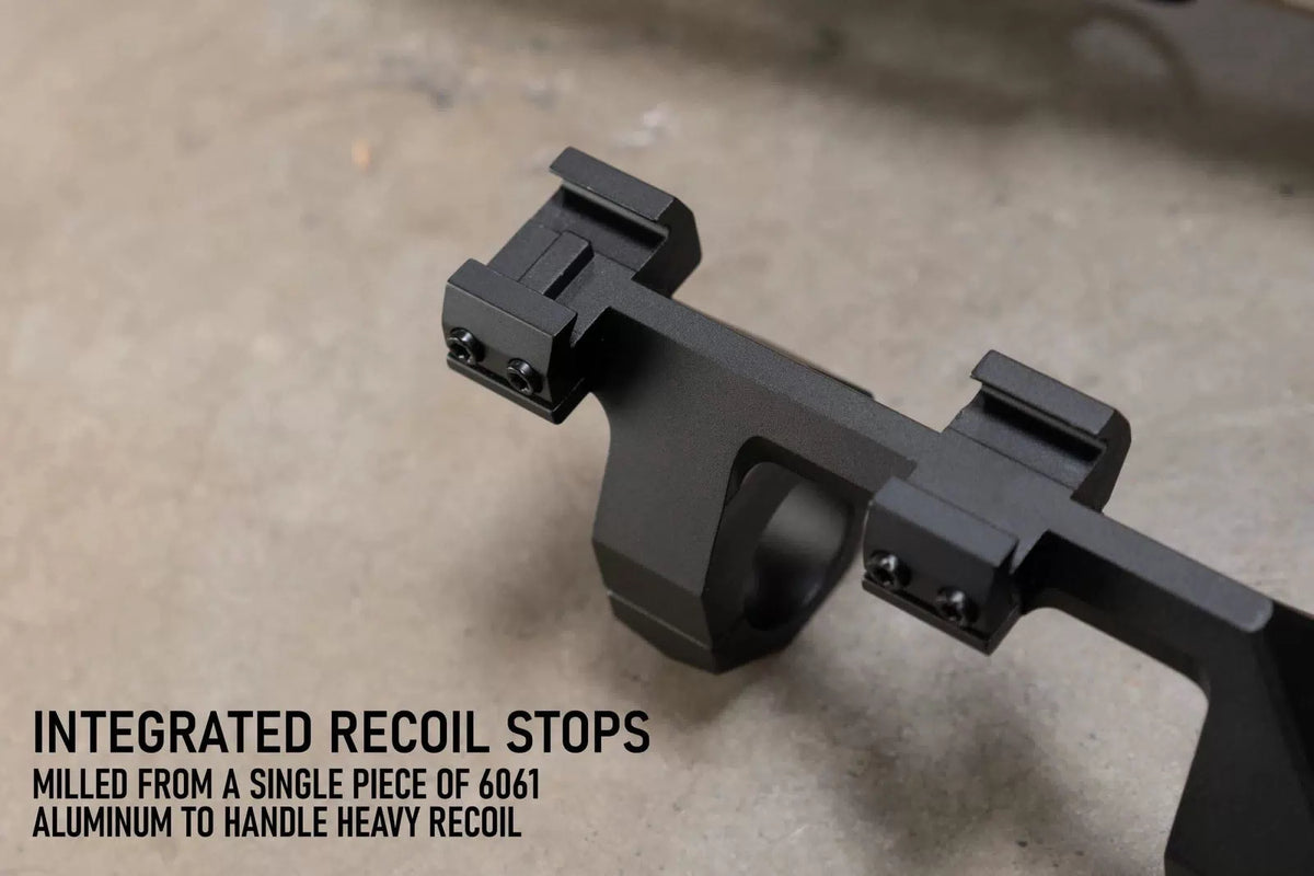 Monstrum Ultra Series Precision Offset Picatinny Scope Mount | 30 mm | Black [9]