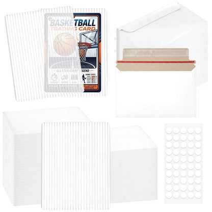 MotiMind 425 Pcs Card Shipping Protector Envelopes Set 3.5" X 4.5", clear [1]