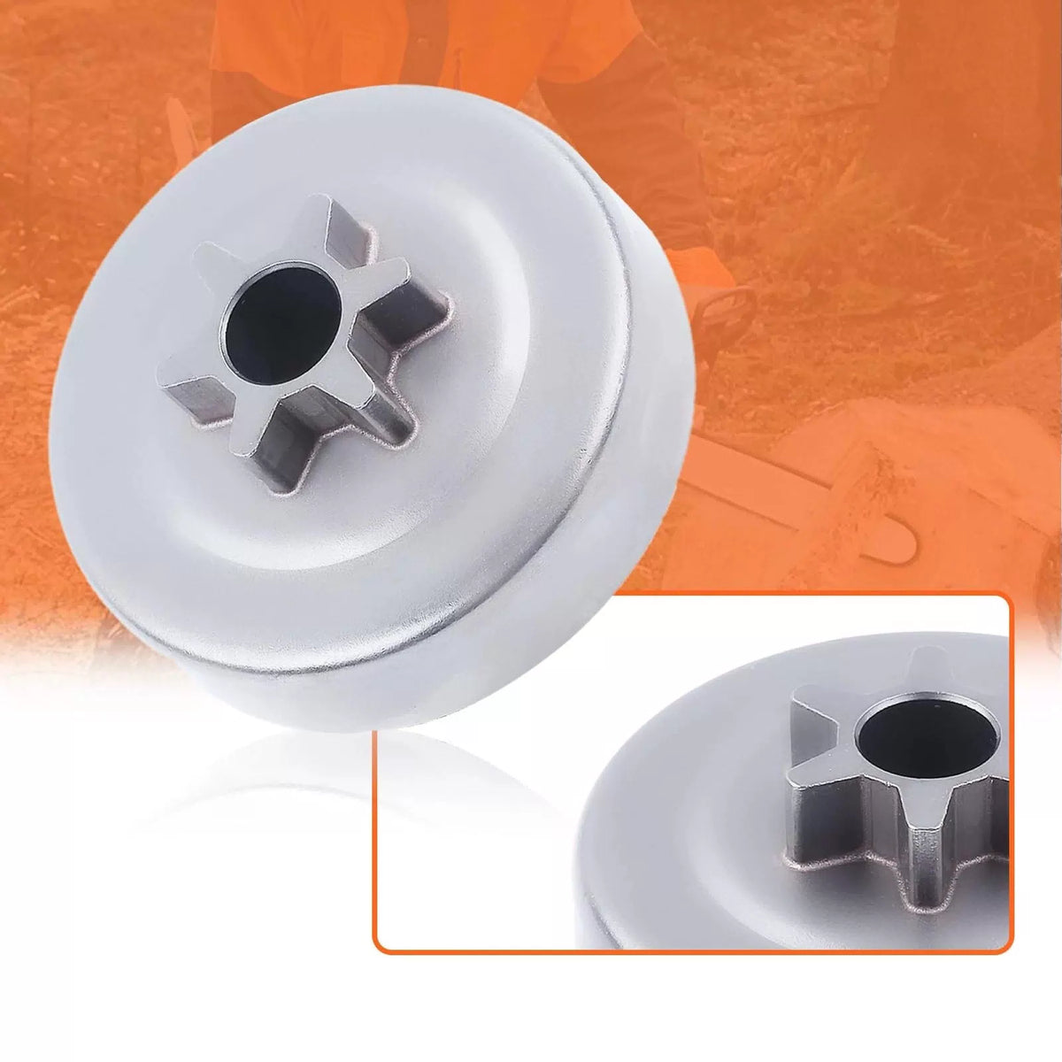 Mtanlo 3/8"-6T Spur Sprocket Clutch Drum Kit for Stihl MS171 MS181 B08bzlzh8k [4]