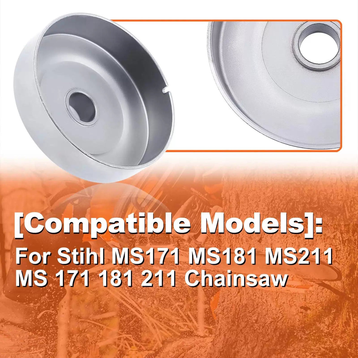 Mtanlo 3/8"-6T Spur Sprocket Clutch Drum Kit for Stihl MS171 MS181 B08bzlzh8k [5]