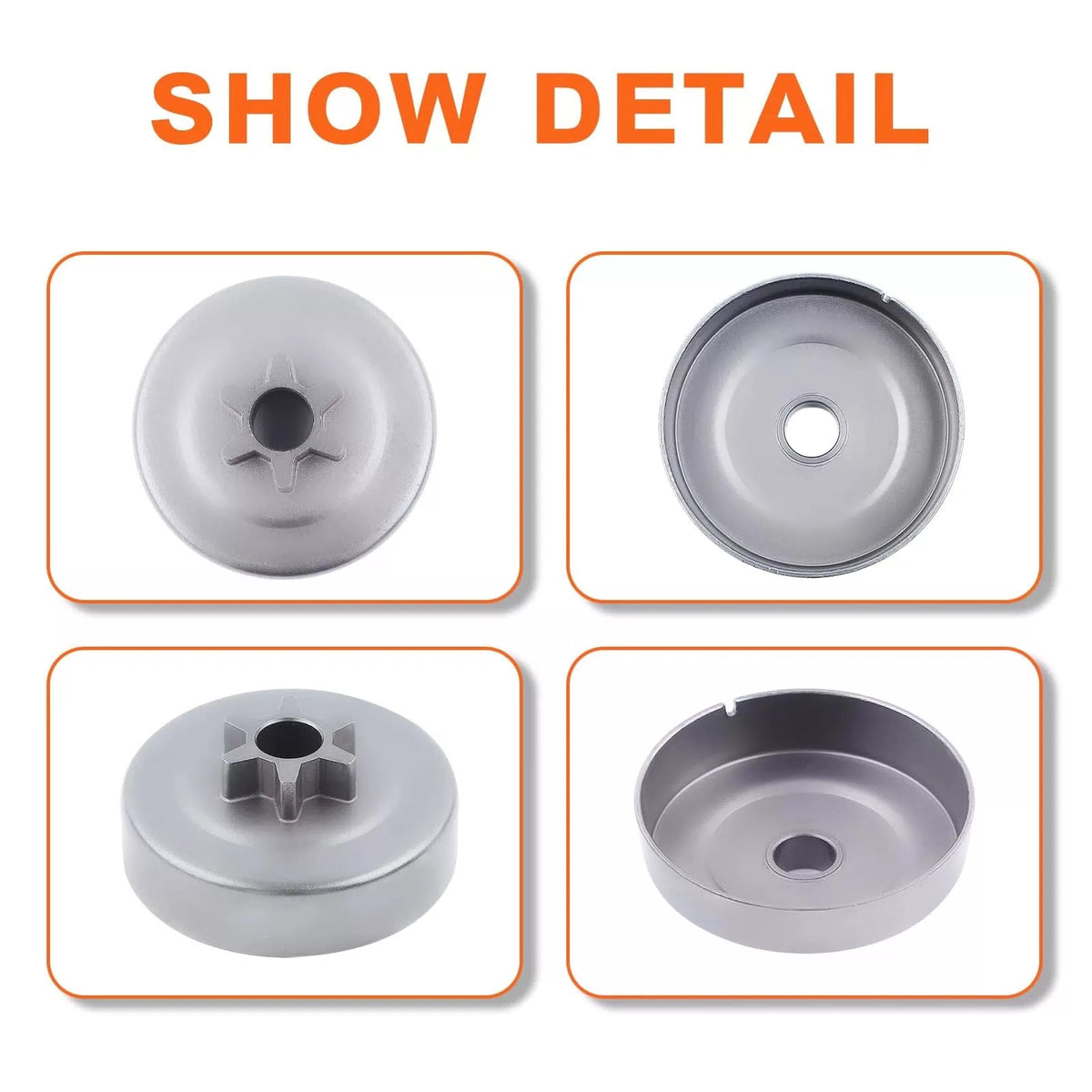 Mtanlo 3/8"-6T Spur Sprocket Clutch Drum Kit for Stihl MS171 MS181 B08bzlzh8k [6]